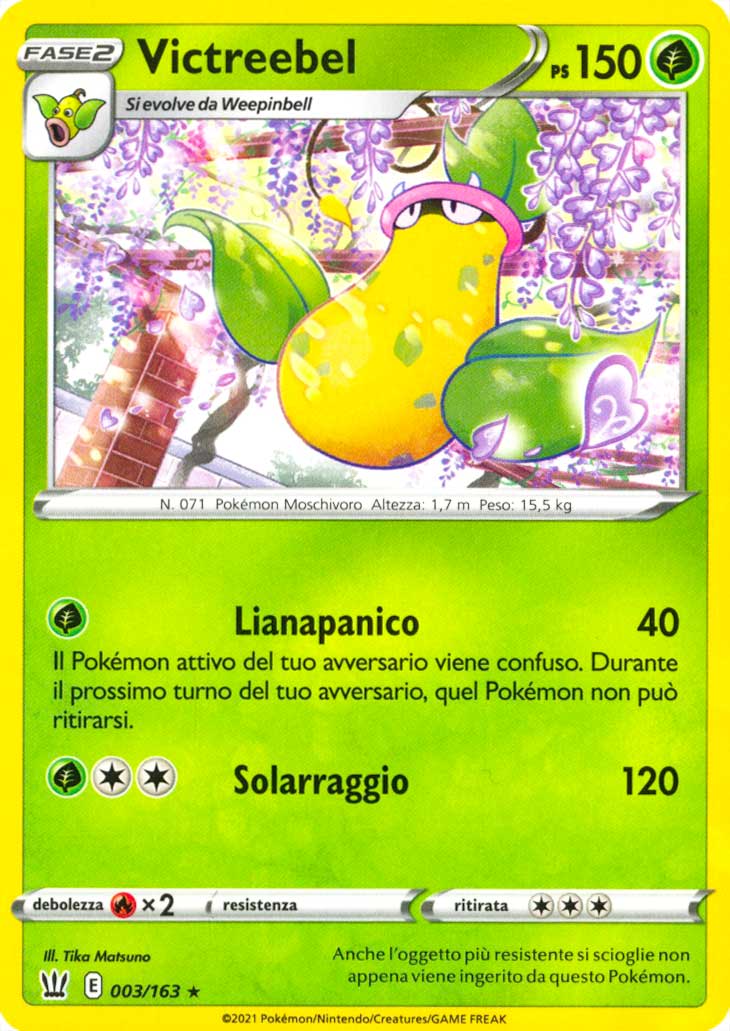 003 / 163 Victreebel Rara normale (IT) -NEAR MINT-