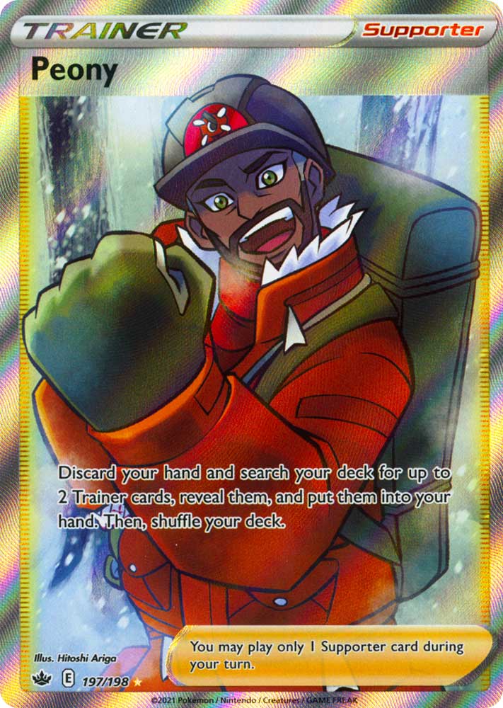 197 / 198 Peony Ultra Rara Full Art foil (EN) -NEAR MINT-