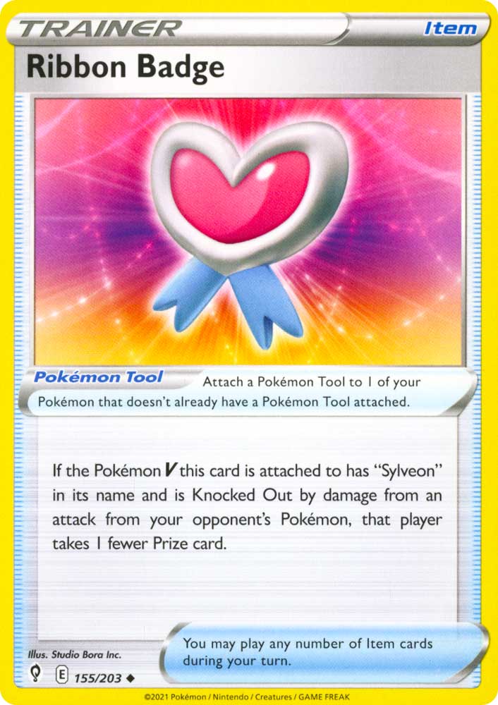 155 / 203 Ribbon Badge Non Comune normale (EN) -NEAR MINT-