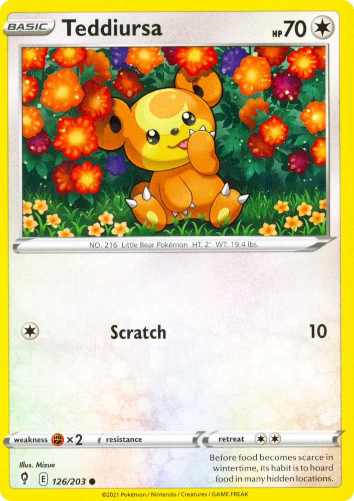 126 / 203 Teddirusa Comune normale (EN) -NEAR MINT-