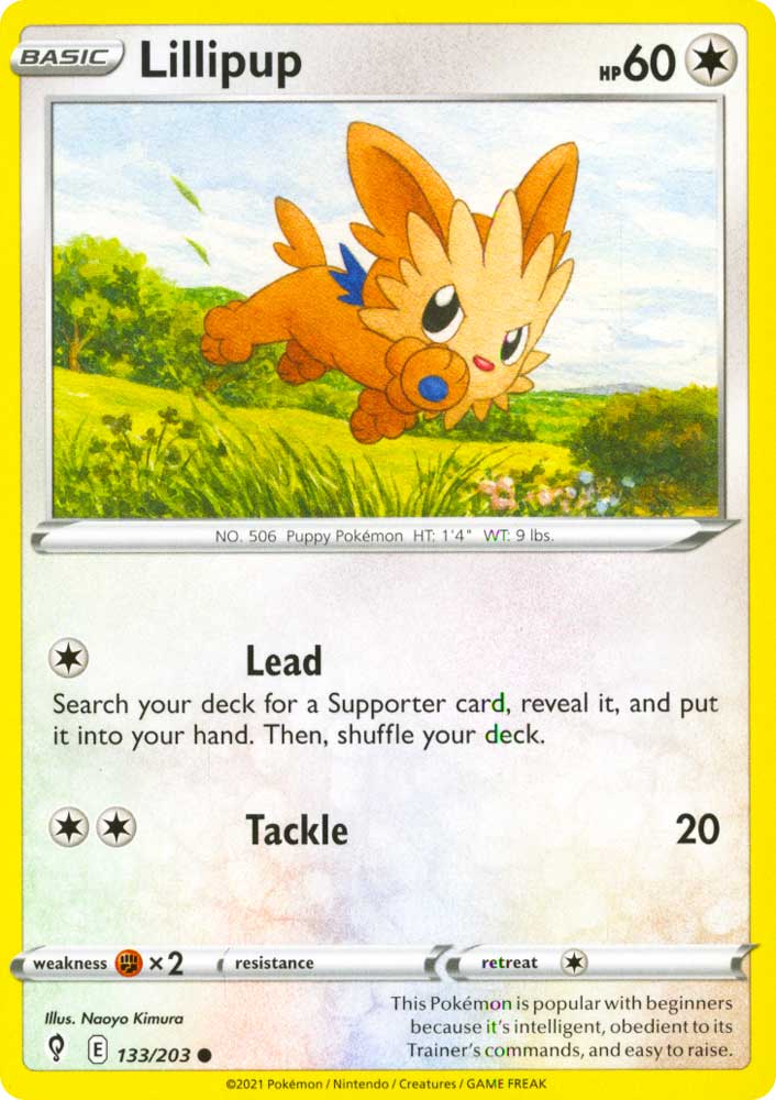 133 / 203 Lillipup Comune normale (EN) -NEAR MINT-