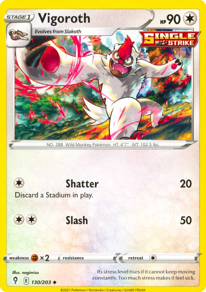 130 / 203 Vigoroth Non Comune normale (EN) -NEAR MINT-