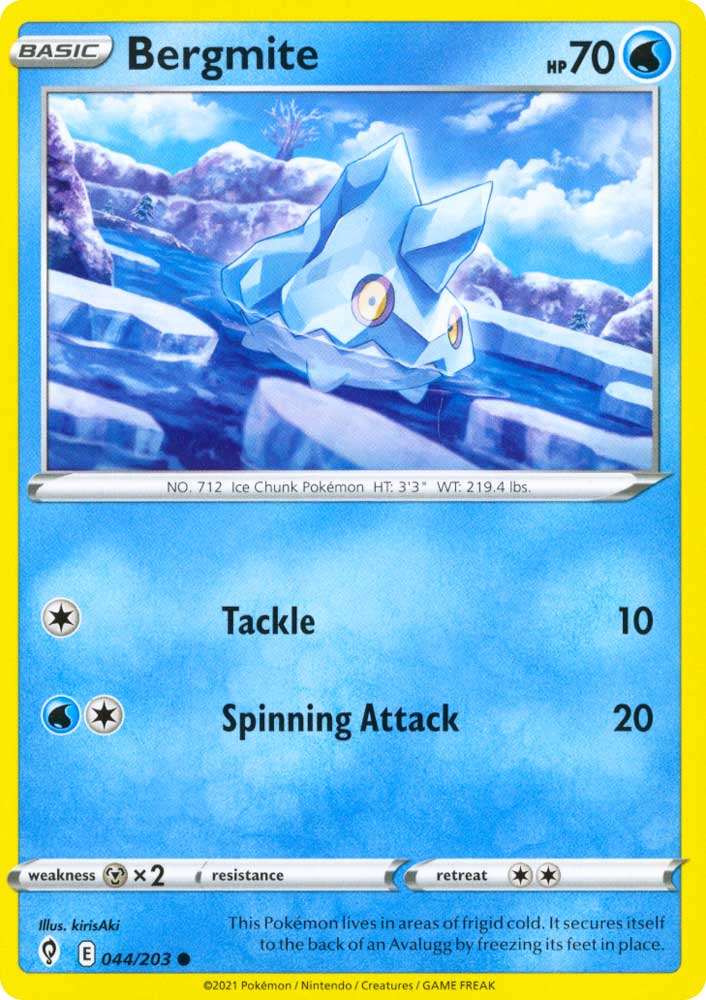 044 / 203 Bergmite Comune normale (EN) -NEAR MINT-