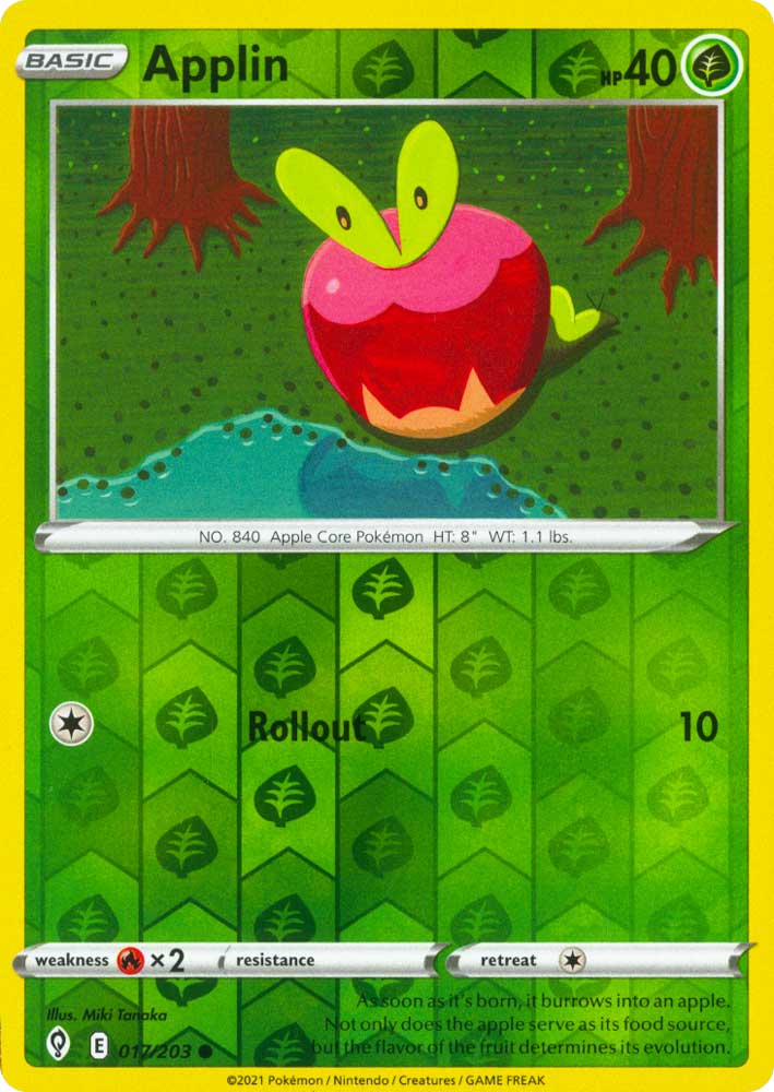 017 / 203 Applin Comune Reverse foil (EN) -NEAR MINT-