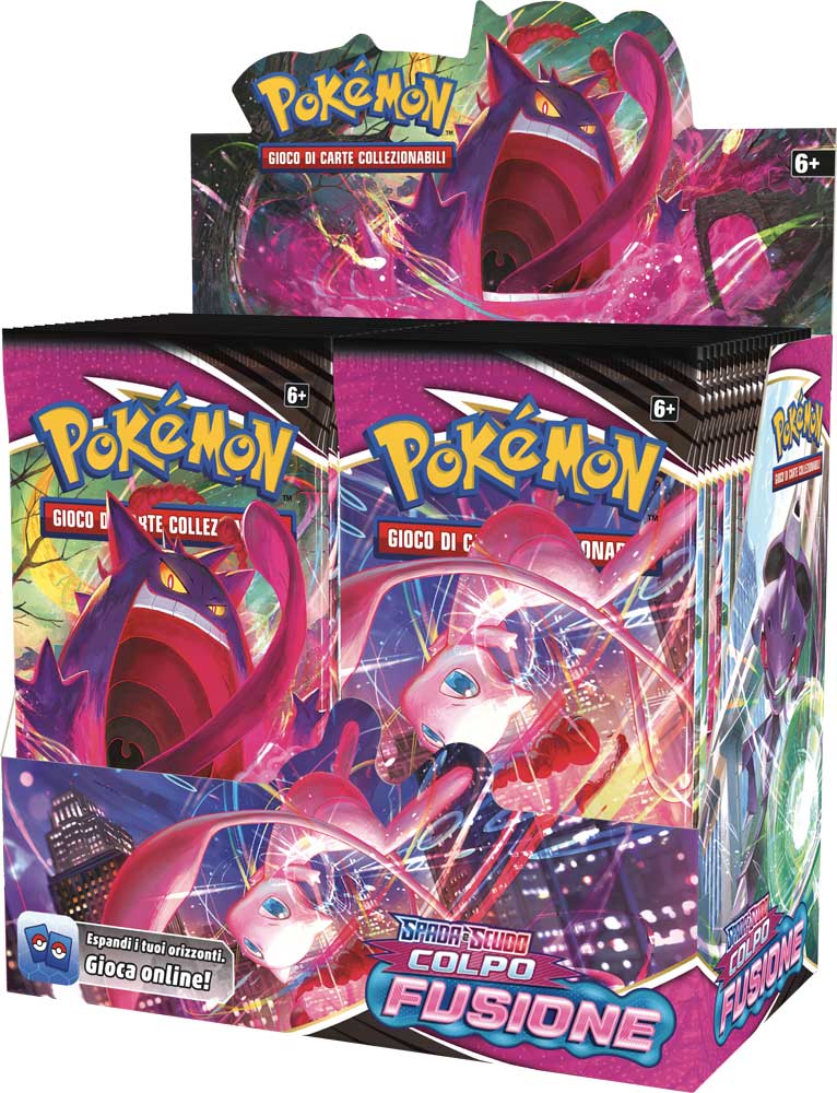 Spada e Scudo Colpo Fusione display 36 buste (IT)