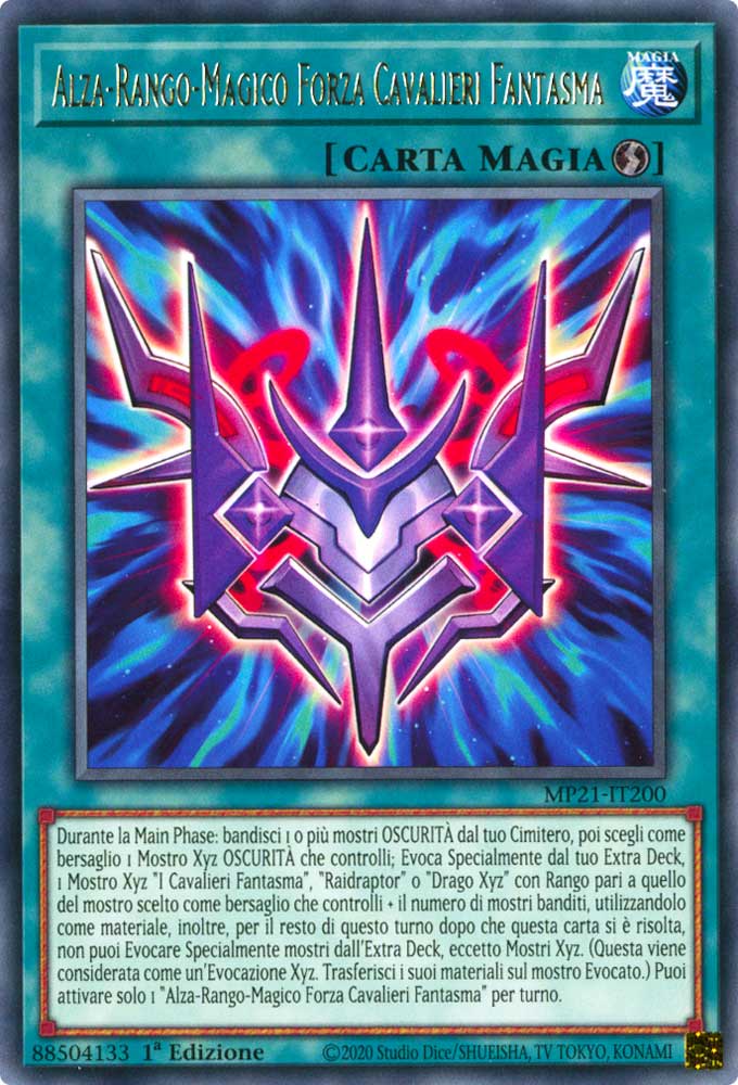 MP21-IT200 Alza-Rango-Magico Forza Cavalieri Fantasma rara 1a Edizione (IT) -NEAR MINT-