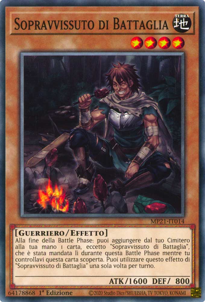 MP21-IT014 Sopravvissuto di Battaglia comune 1a Edizione (IT) -NEAR MINT-