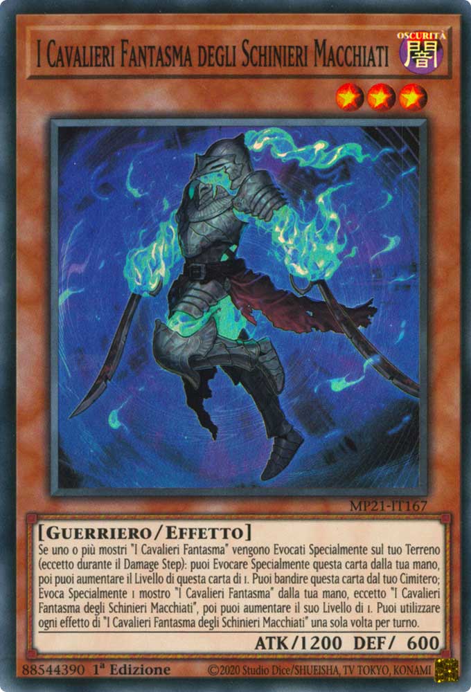 MP21-IT167 I Cavalieri Fantasma degli Schinieri Macchiati super rara 1a Edizione (IT) -NEAR MINT-