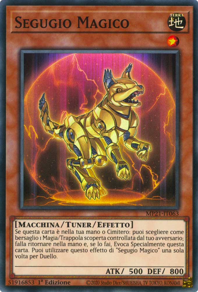MP21-IT063 Segugio Magico super rara 1a Edizione (IT) -NEAR MINT-
