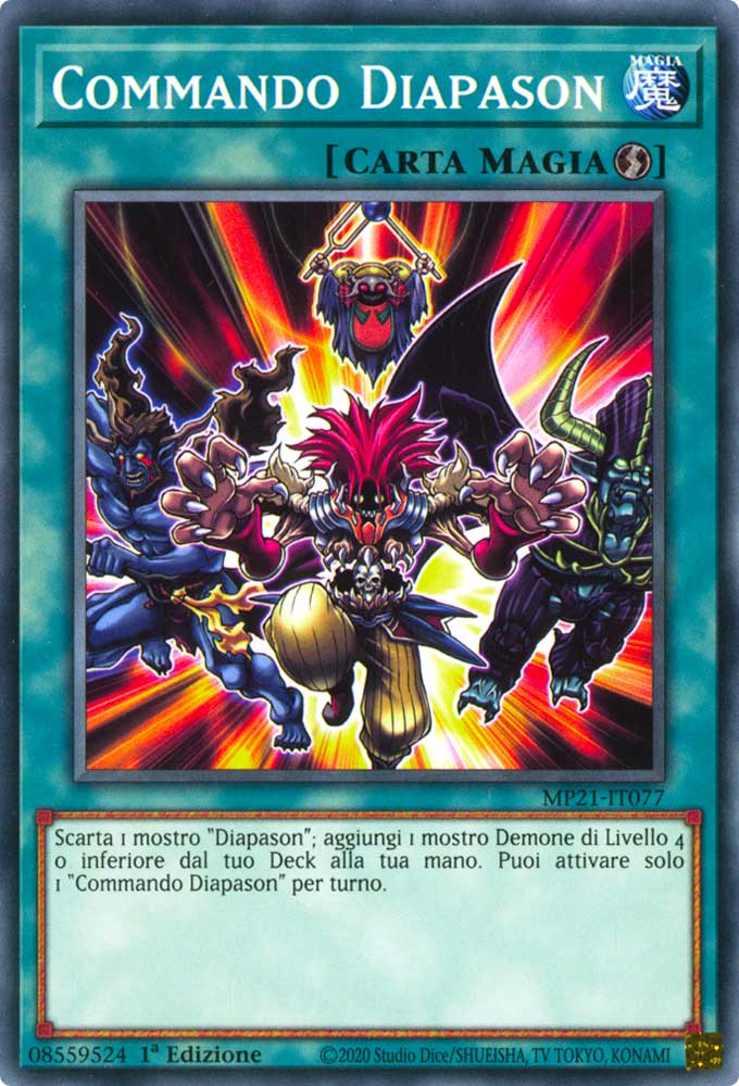 MP21-IT077 Commando Diapason comune 1a Edizione (IT) -NEAR MINT-