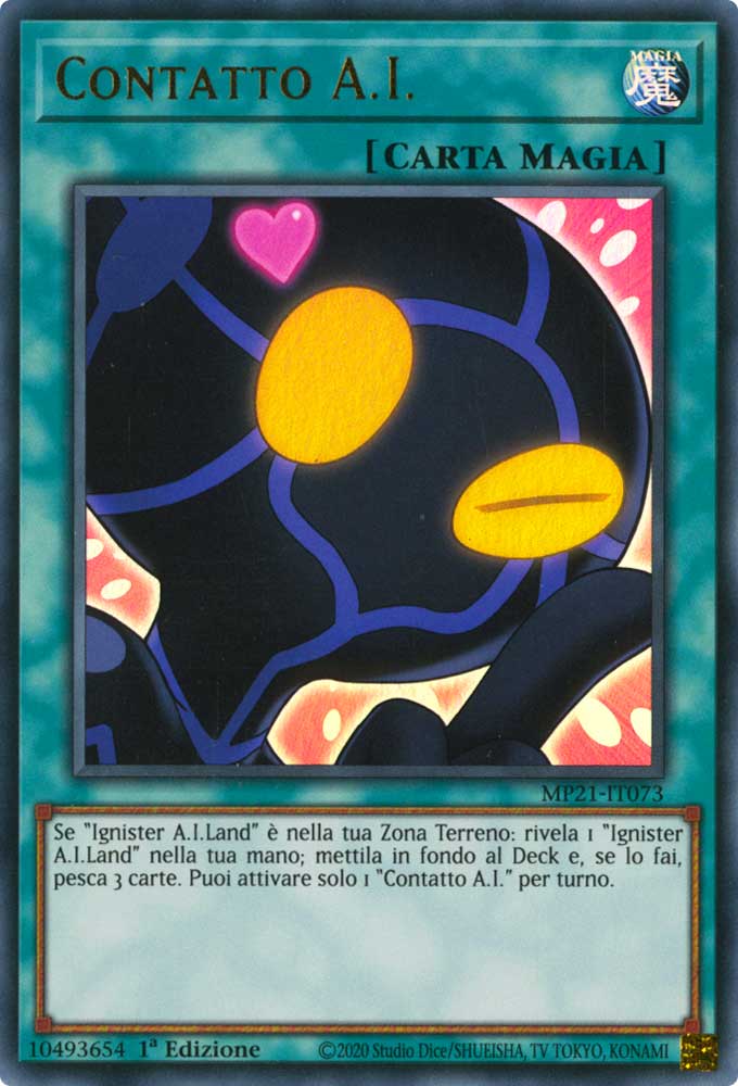 MP21-IT073 Contatto A.I. ultra rara 1a Edizione (IT) -NEAR MINT-