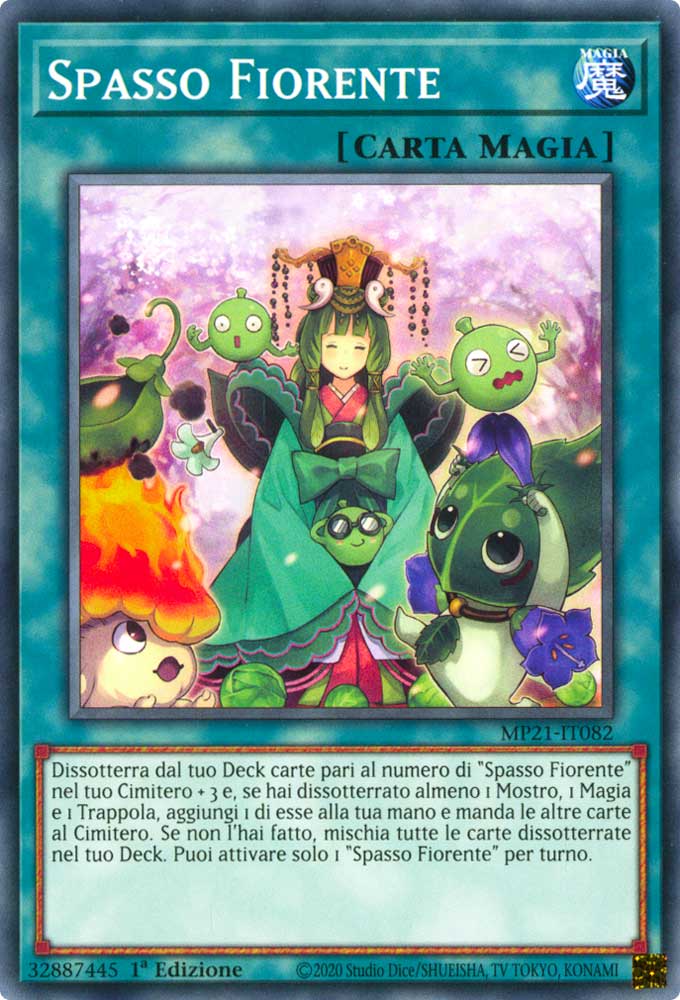 MP21-IT082 Spasso Fiorente comune 1a Edizione (IT) -NEAR MINT-