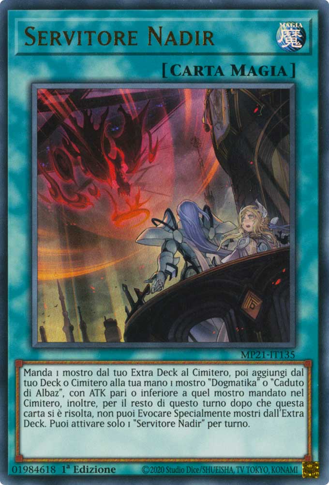 MP21-IT135 Servitore Nadir ultra rara 1a Edizione (IT) -NEAR MINT-