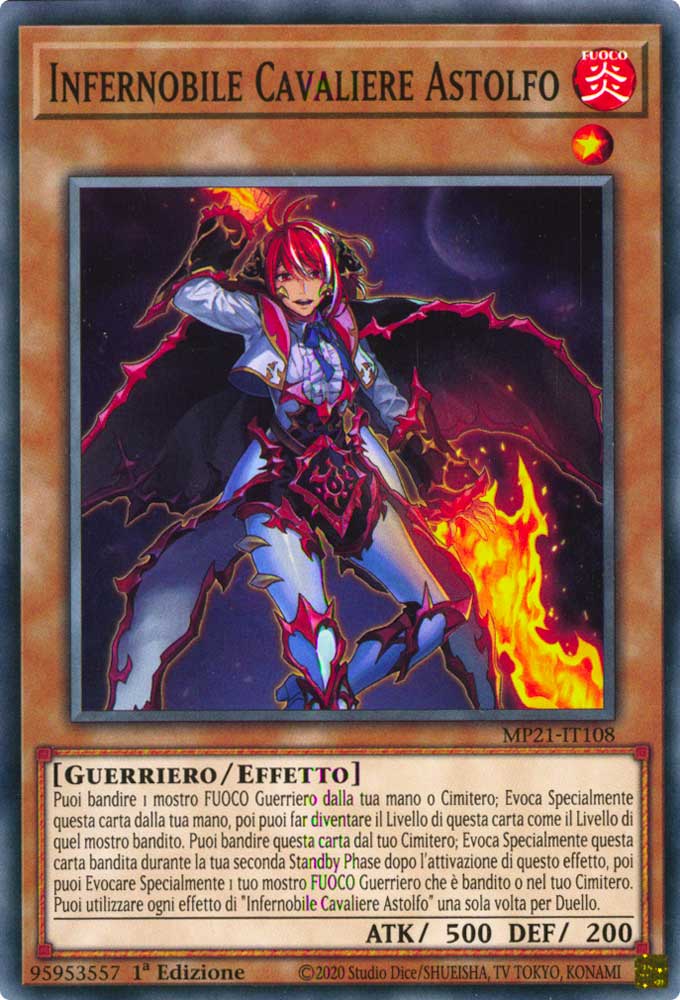 MP21-IT108 Infernobile Cavaliere Astolfo comune 1a Edizione (IT) -NEAR MINT-