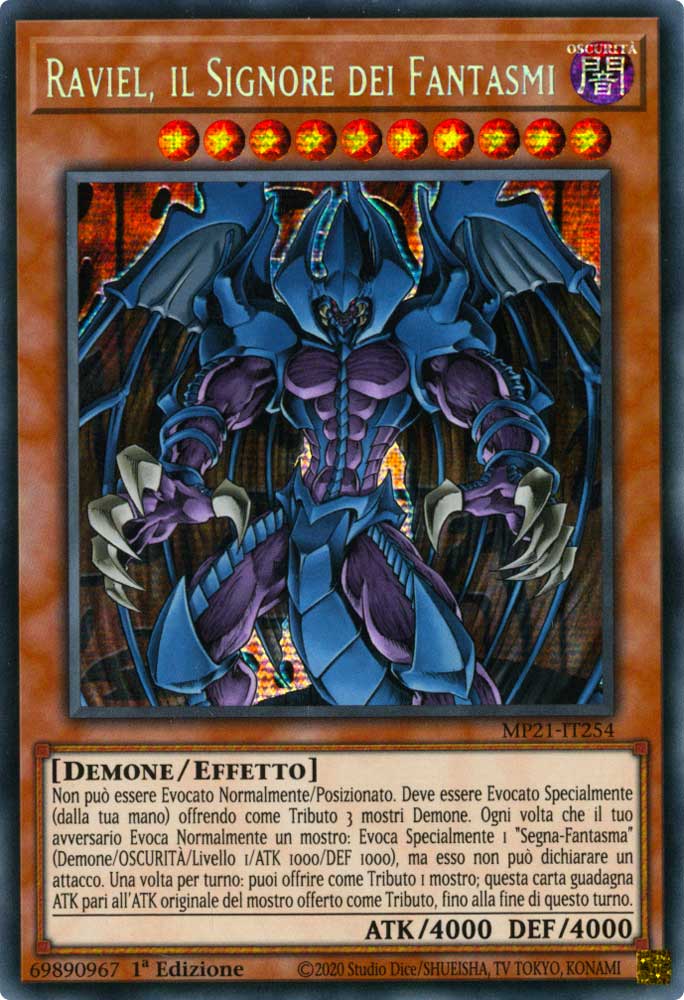 MP21-IT254 Raviel, il Signore dei Fantasmi rara segreta prismatica 1a Edizione (IT) -NEAR MINT-