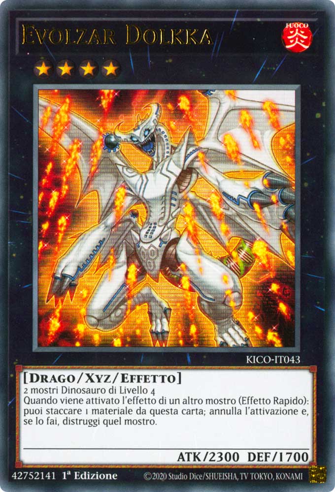 KICO-IT043 Evolzar Dolkka ultra rara 1a Edizione (IT) -NEAR MINT-