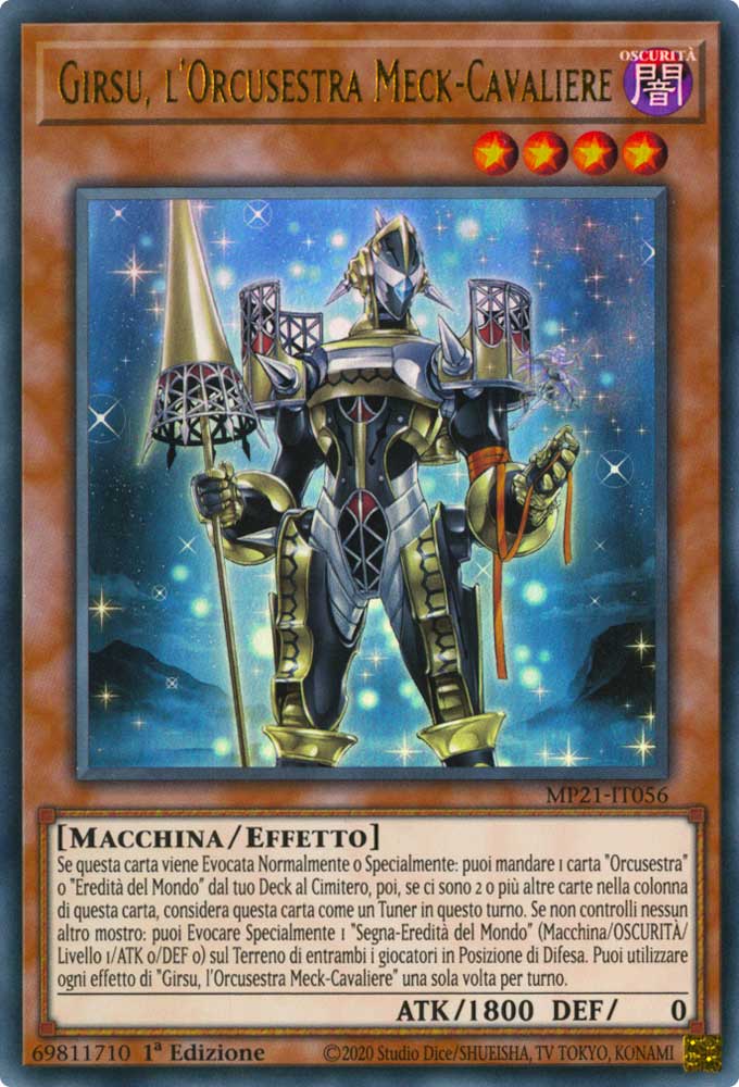 MP21-IT056 Girsu, l'Orcusestra Meck-Cavaliere ultra rara 1a Edizione (IT) -NEAR MINT-