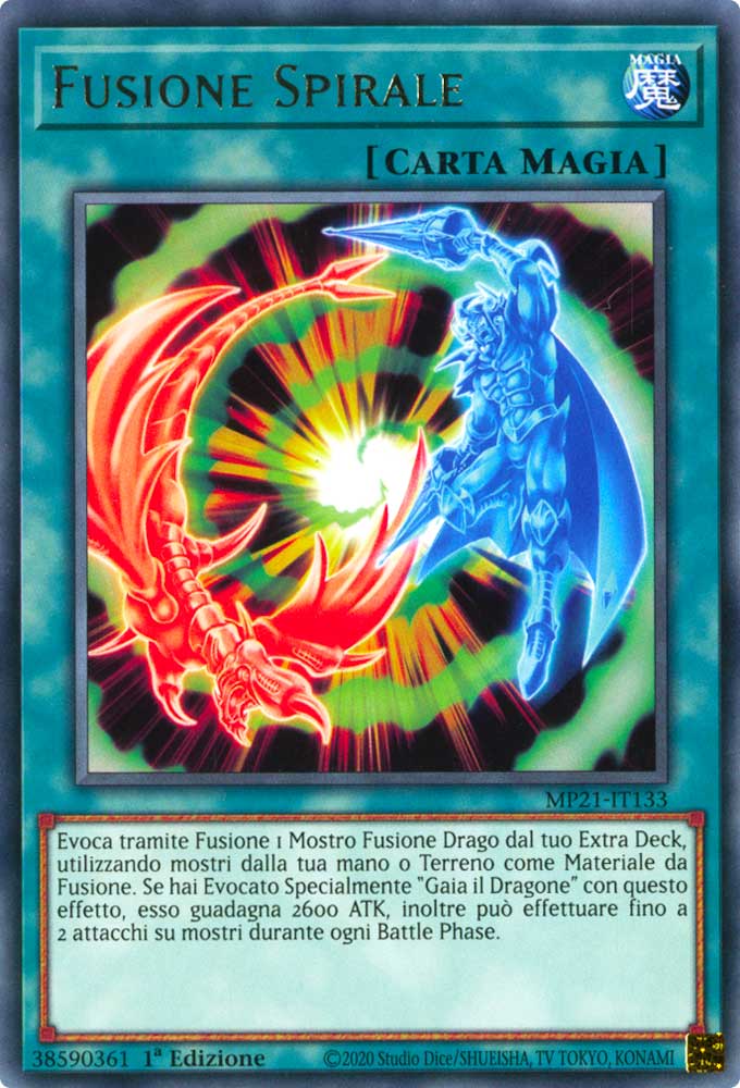 MP21-IT133 Fusione Spirale rara 1a Edizione (IT) -NEAR MINT-