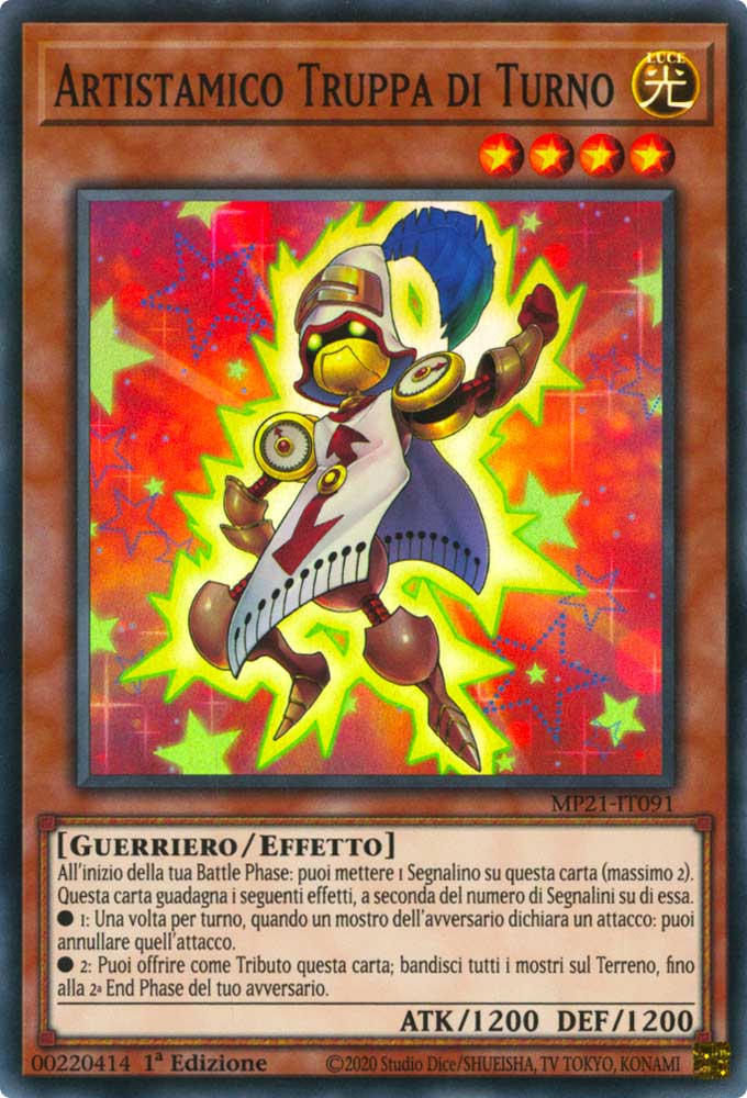 MP21-IT091 Artistamico Truppa di Turno super rara 1a Edizione (IT) -NEAR MINT-