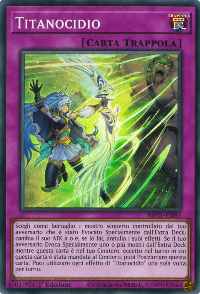 MP21-IT087 Titanocidio super rara 1a Edizione (IT) -NEAR MINT-