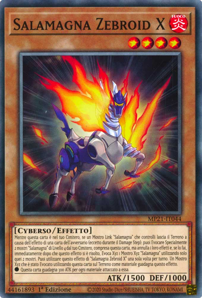 MP21-IT044 Salamagna Zebroid X comune 1a Edizione (IT) -NEAR MINT-