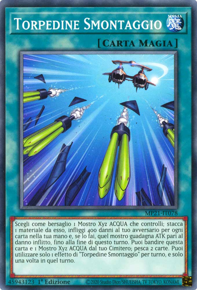 MP21-IT078 Torpedine Smontaggio comune 1a Edizione (IT) -NEAR MINT-