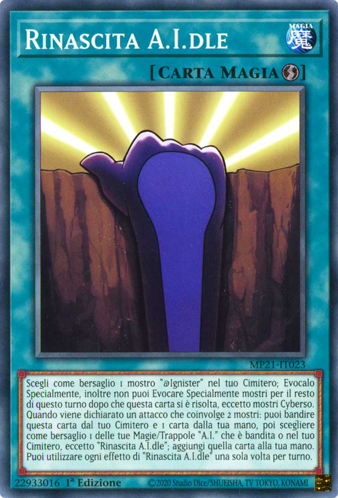 MP21-IT023 Rinascita A.I.dle comune 1a Edizione (IT) -NEAR MINT-