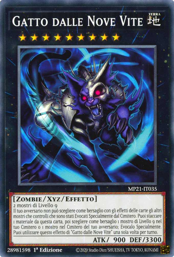 MP21-IT035 Gatto dalle Nove Vite comune 1a Edizione (IT) -NEAR MINT-