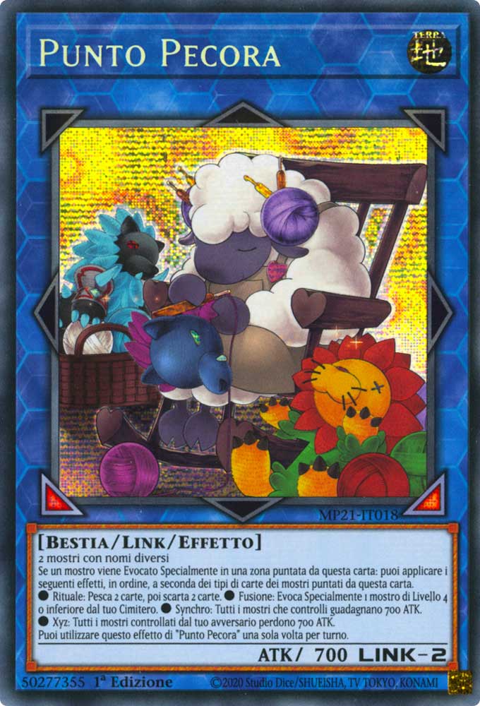 MP21-IT018 Punto Pecora rara segreta prismatica 1a Edizione (IT) -NEAR MINT-