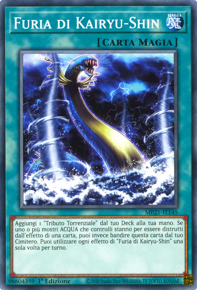 MP21-IT145 Furia di Kairyu-Shin comune 1a Edizione (IT) -NEAR MINT-