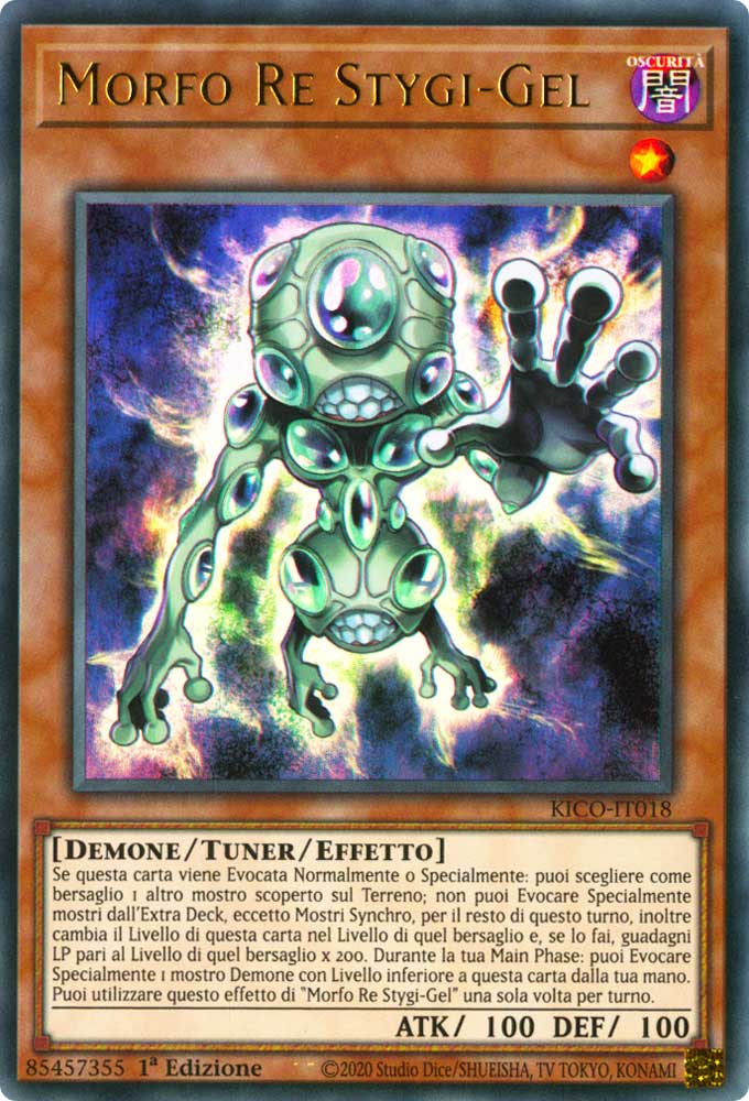 KICO-IT018 Morfo Re Stygi-Gel ultra rara 1a Edizione (IT) -NEAR MINT-