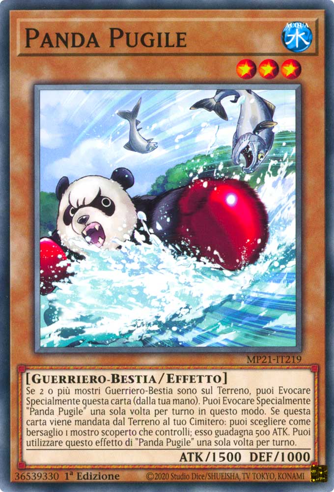 MP21-IT219 Panda Pugile comune 1a Edizione (IT) -NEAR MINT-