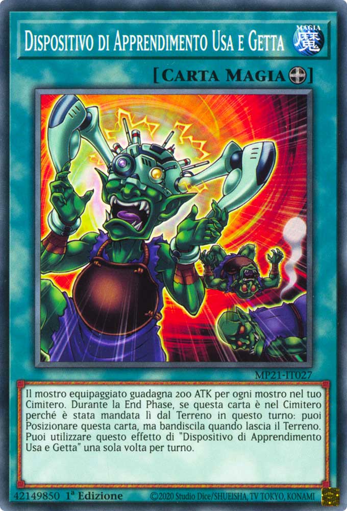 MP21-IT027 Dispositivo di Apprendimento Usa e Getta comune 1a Edizione (IT) -NEAR MINT-