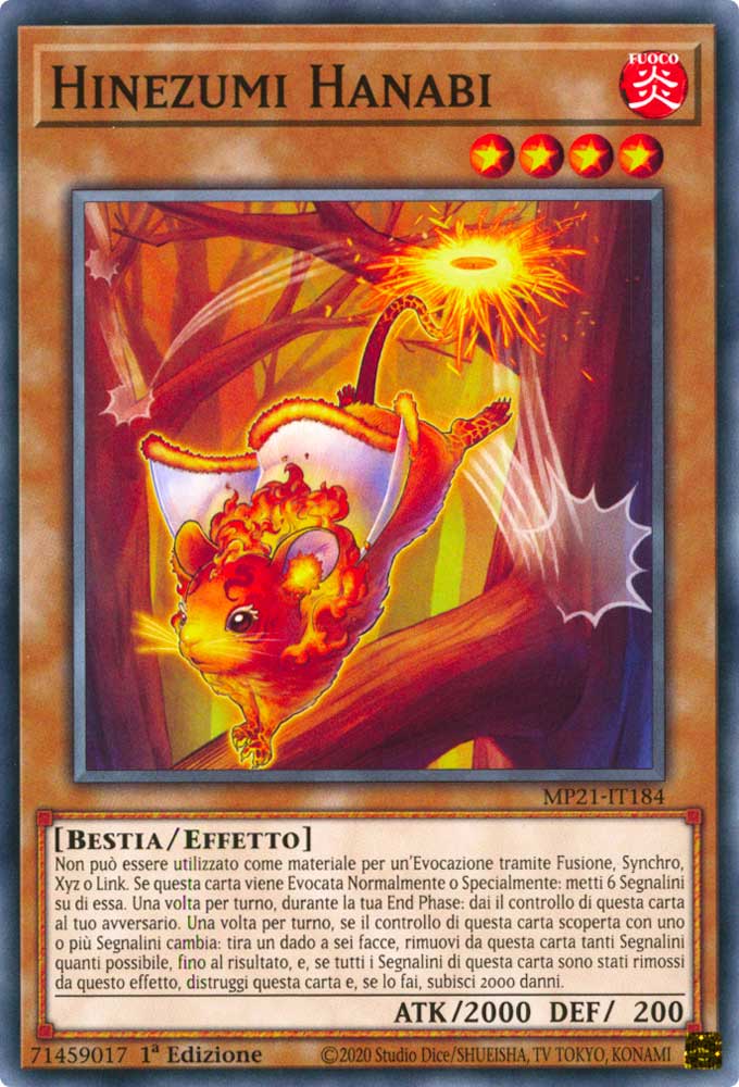 MP21-IT184 Hinezumi Hanabi comune 1a Edizione (IT) -NEAR MINT-