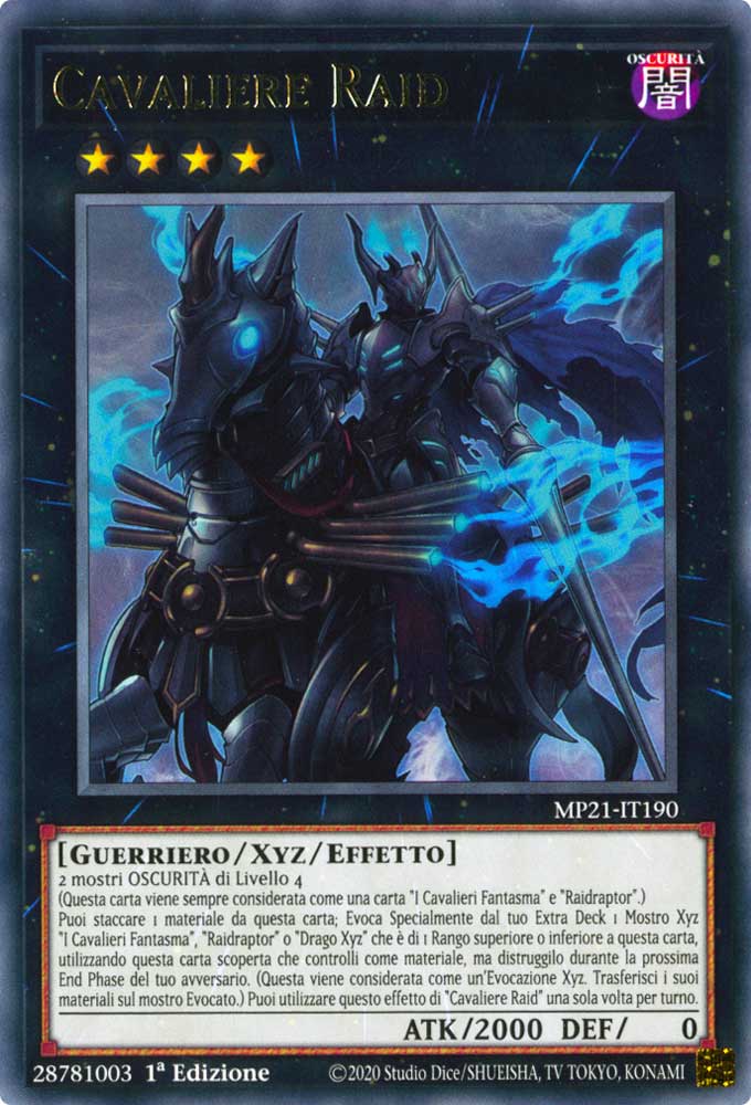 MP21-IT190 Cavaliere Raid rara 1a Edizione (IT) -NEAR MINT-