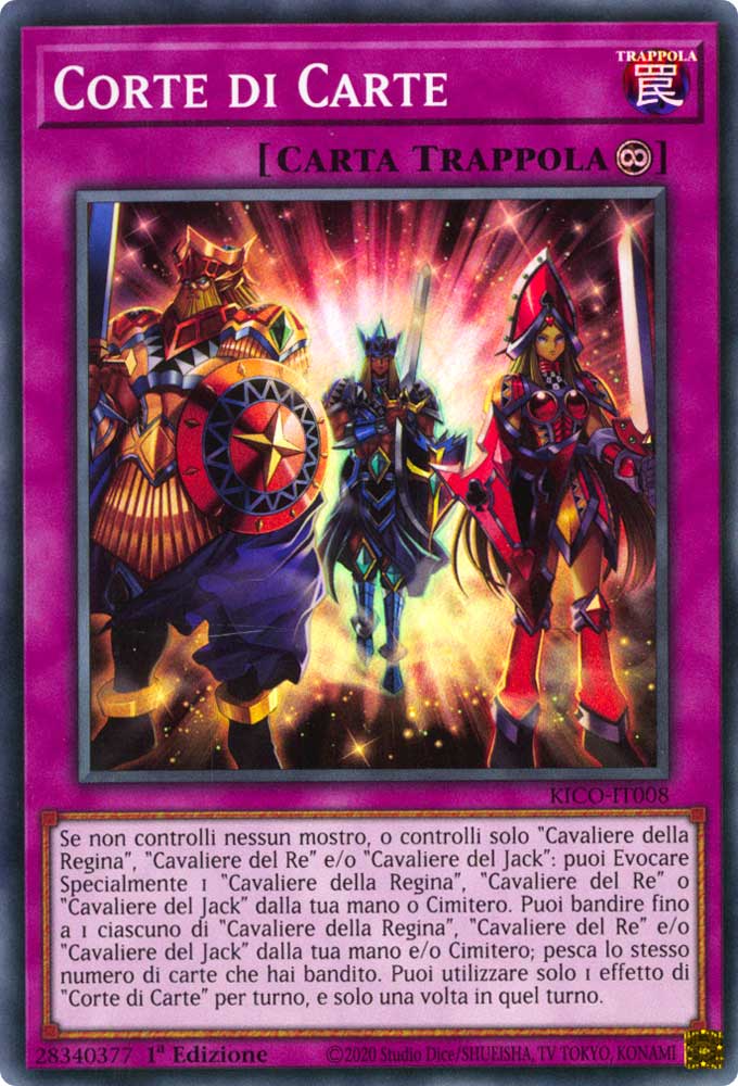 KICO-IT008 Corte di Carte super rara 1a Edizione (IT) -NEAR MINT-