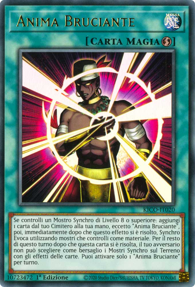 KICO-IT020 Anima Bruciante ultra rara 1a Edizione (IT) -NEAR MINT-