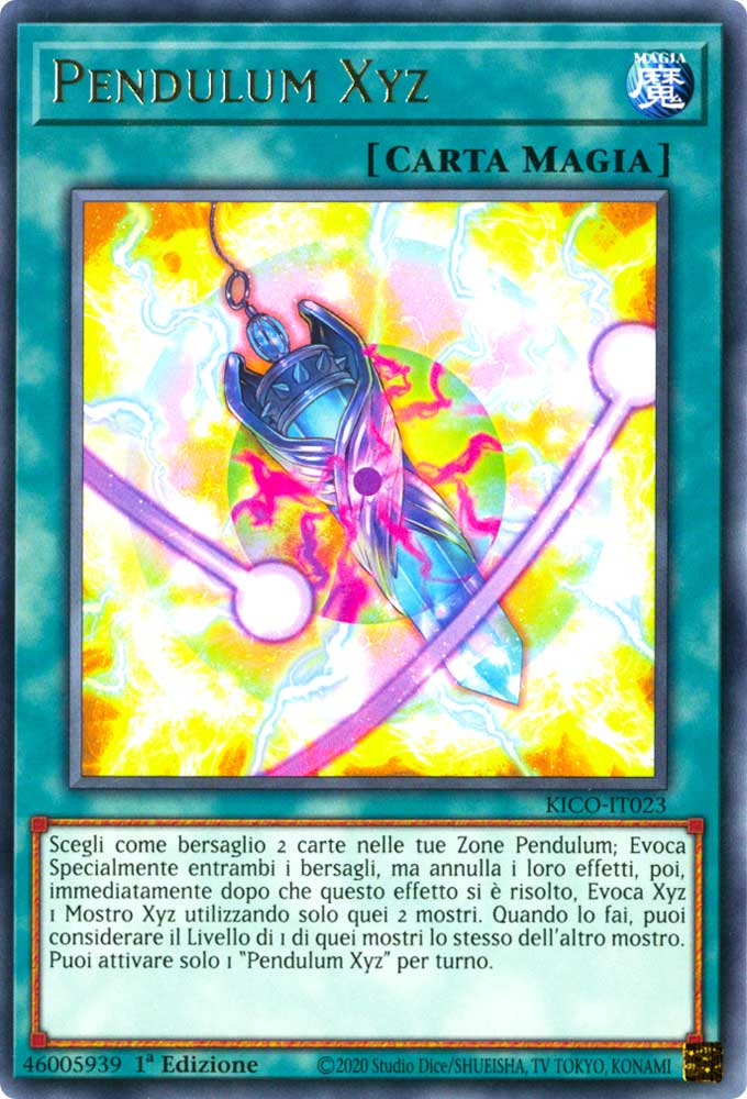 KICO-IT023 Pendulum Xyz rara 1a Edizione (IT) -NEAR MINT-