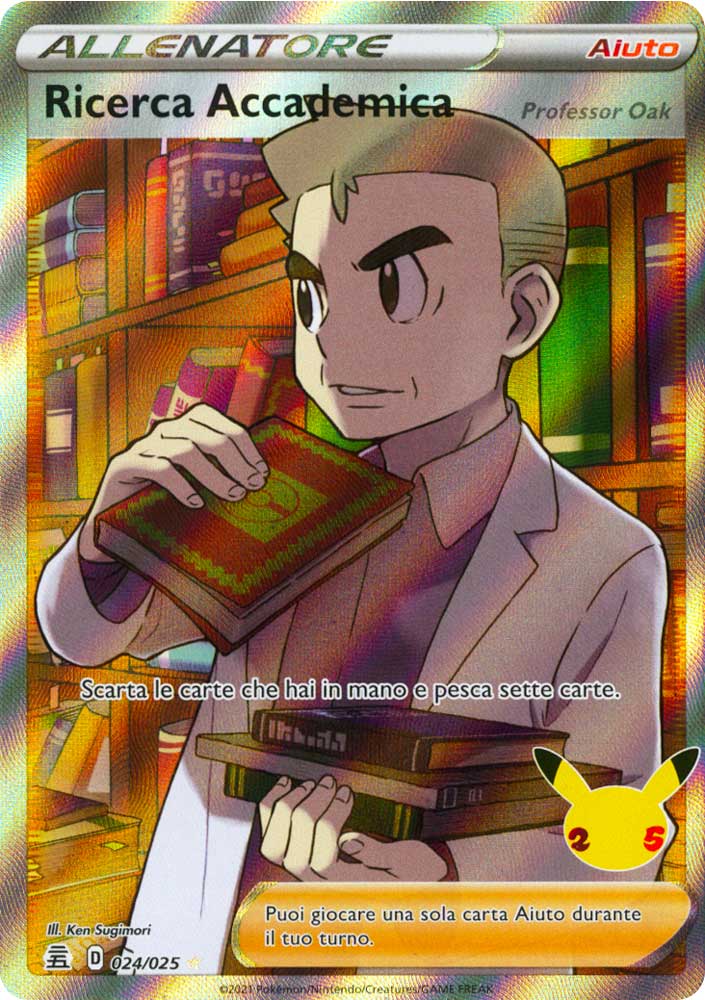 24 / 25 Ricerca Accademica Rara Full Art Foil (IT) -NEAR MINT-