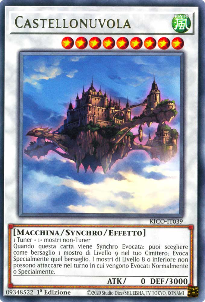 KICO-IT039 Castellonuvola rara 1a Edizione (IT) -NEAR MINT-