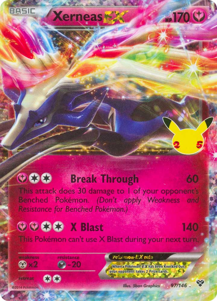 97 / 146 Xerneas EX Rara Segreta EX Foil (EN) -NEAR MINT-