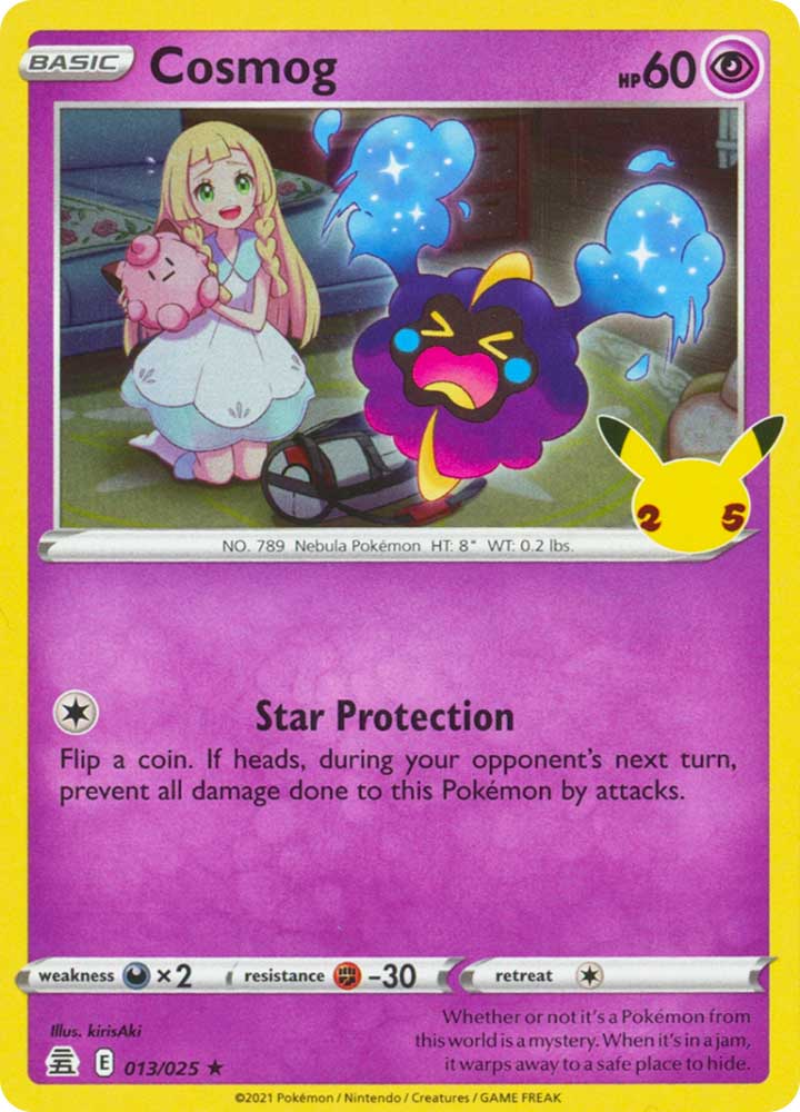 13 / 25 Cosmog Rara Foil (EN) -NEAR MINT-