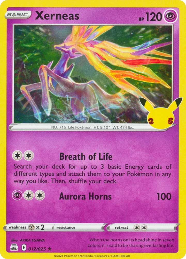 12 / 25 Xerneas Rara Foil (EN) -NEAR MINT-