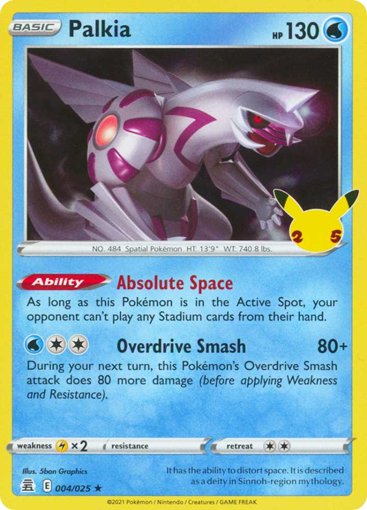 04 / 25 Palkia Rara Foil (EN) -NEAR MINT-