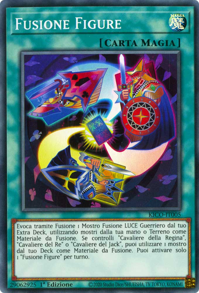 KICO-IT005 Fusione Figure super rara 1a Edizione (IT) -NEAR MINT-