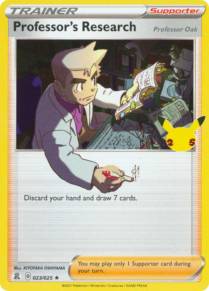 23 / 25 Professor's Research Rara Foil (EN) -NEAR MINT-