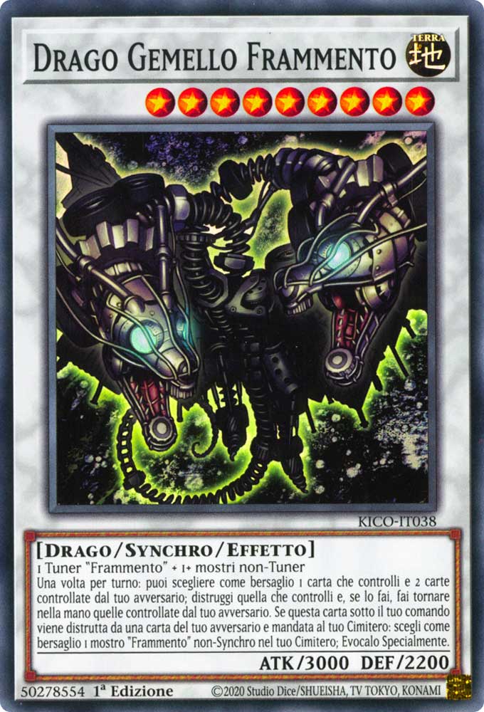 KICO-IT038 Drago Gemello Frammento super rara 1a Edizione (IT) -NEAR MINT-