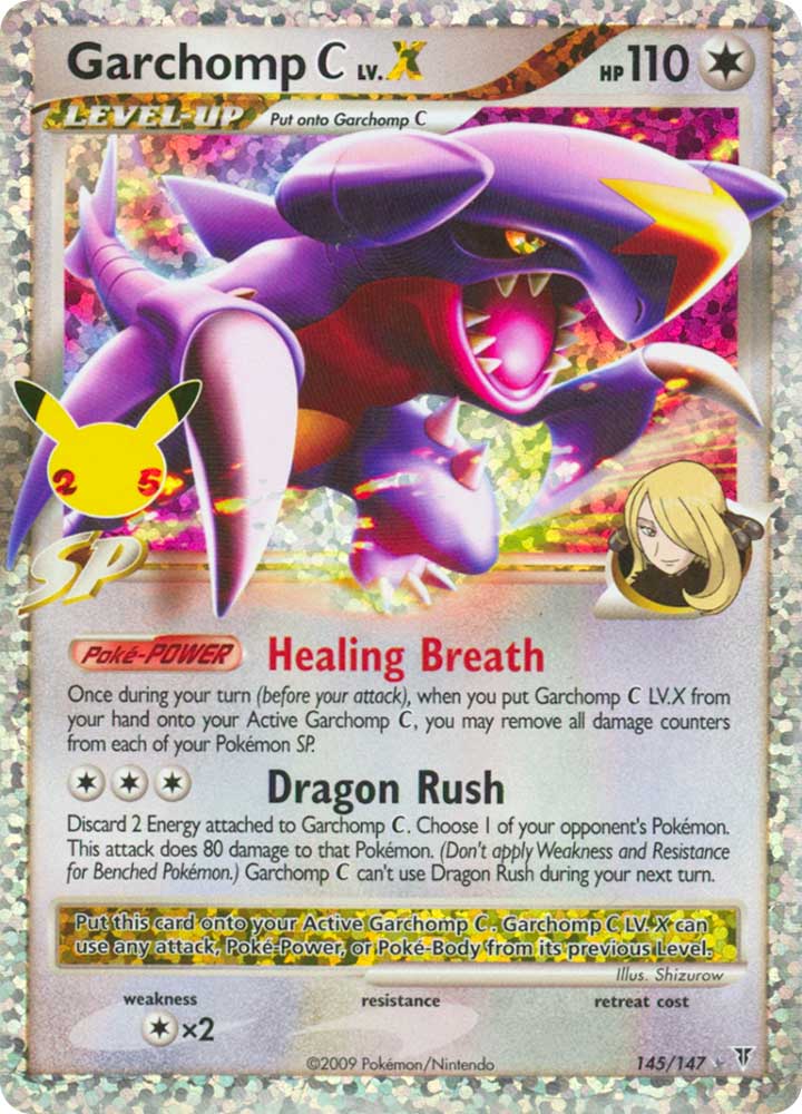 145 / 147 Garchomp LV.X Rara Segreta LVX Foil (EN) -NEAR MINT-