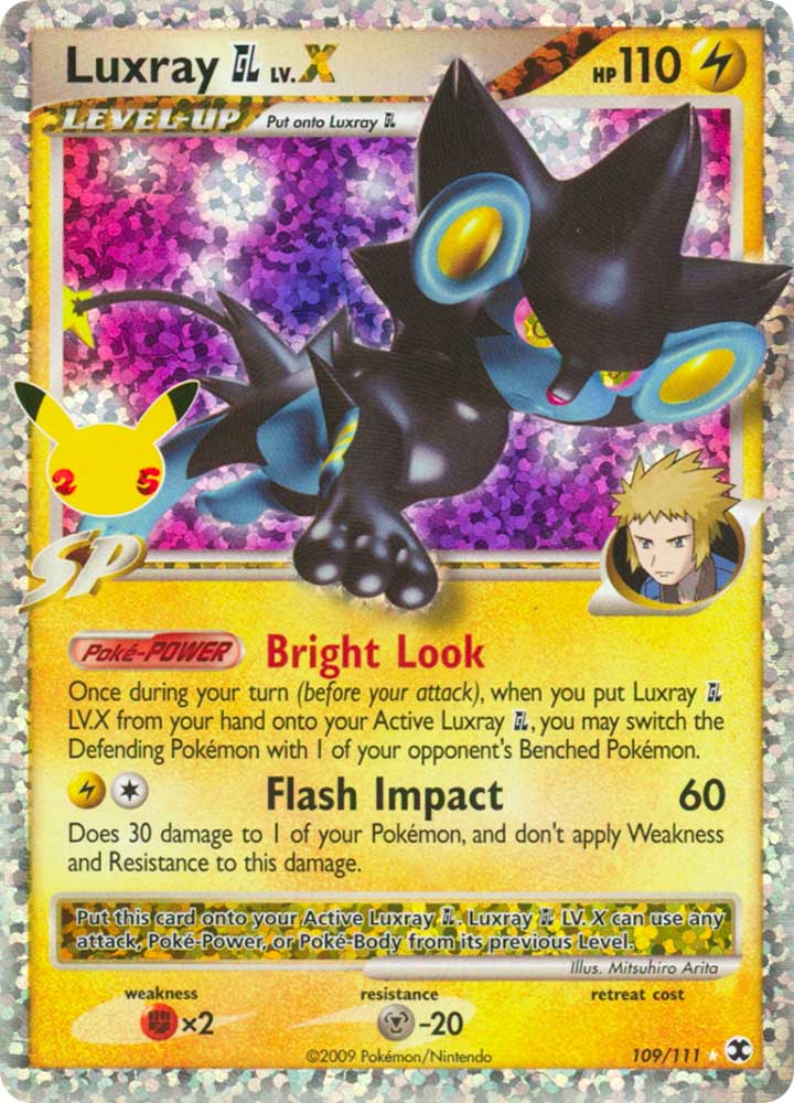 109 / 111 Luxray LV.X Rara Segreta LVX Foil (EN) -NEAR MINT-
