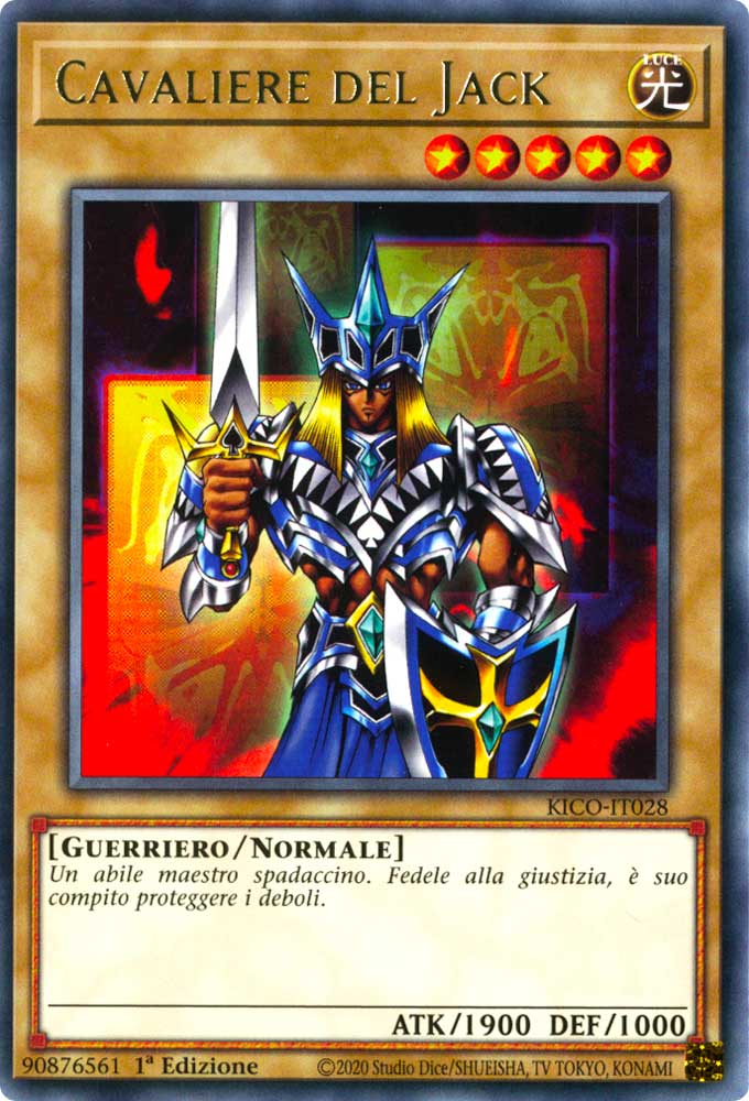 KICO-IT028 Cavaliere del Jack rara 1a Edizione (IT) -NEAR MINT-